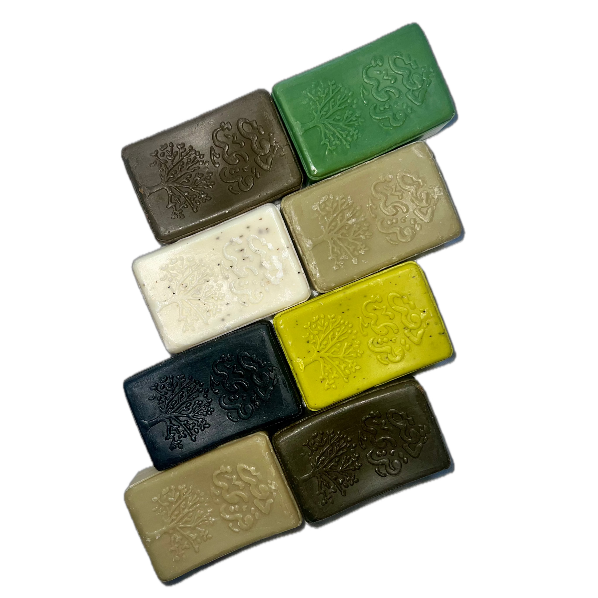 Luxury Aleppo soap gift set by Dakka Kadima styled for gifting | مجموعة هدايا صابون حلبي فاخرة من دقة قديمة بتنسيق أنيق للهدايا