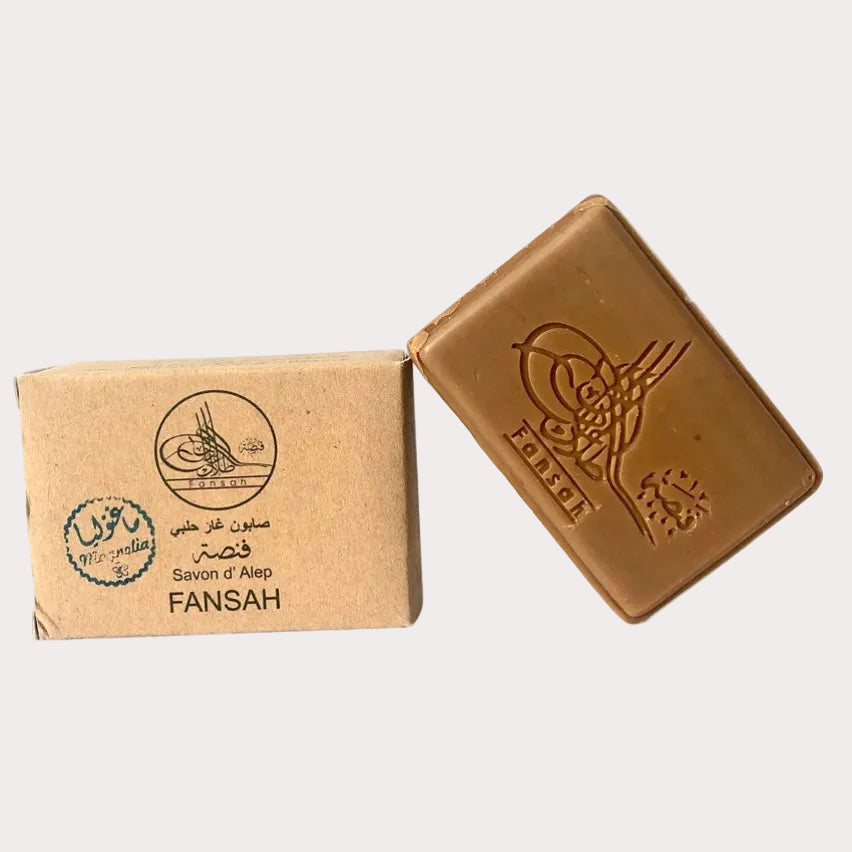 Magnolia Scented Aleppo Laurel Soap | صابون غار حلبي معطر برائحة الماغنوليا