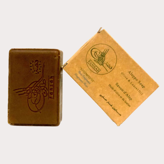 Rose Scented Aleppo Laurel Soap | صابون غار حلبي معطر برائحة الورد